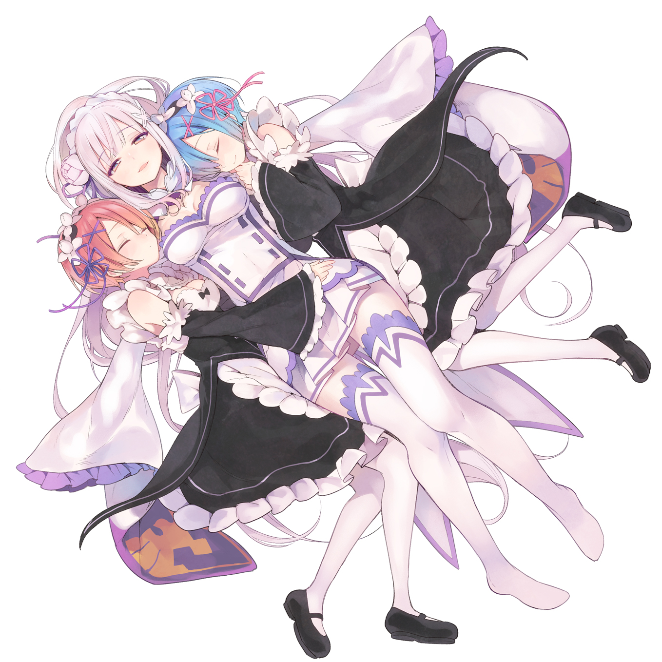 ReZero - Emilia, Rem and Ram i00018 ☆ Amaterasu anime art and photo