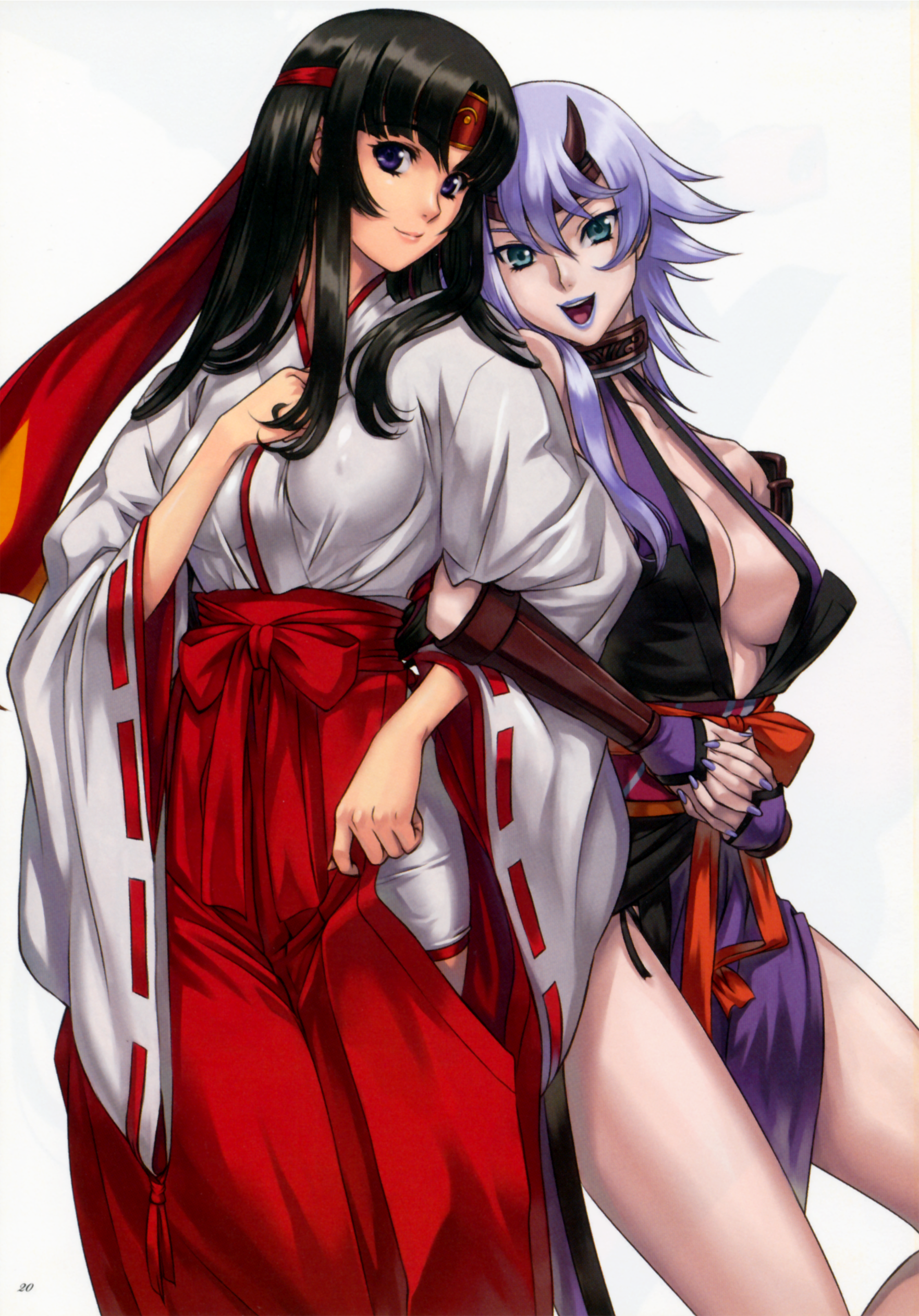Queens Blade - Tomoe and Shizuka i00001 ★ Amaterasu anime art and photo.