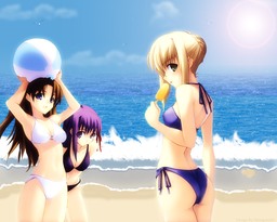 Fate - Stay Night - Rin, Sakura and Saber i00004